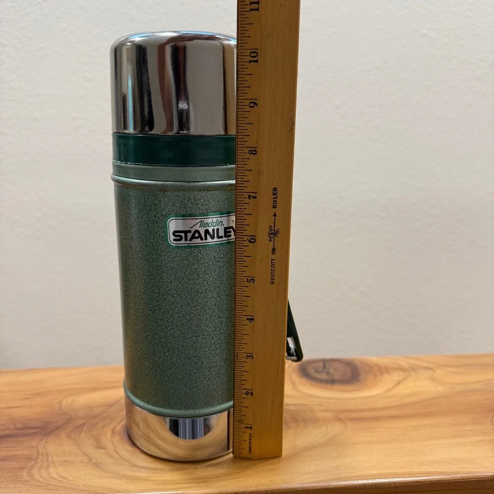 Vintage Stanley Aladdin Soup 24oz Wide Mouth A-1350B USA Vacuum Bottle Thermos - Picture 2 of 11